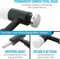 The Beadsmith Whammer Interchangeable Hammer - Patent Protected Wire Jewelry Hammer - Two Interchangeable Heads- Textured Handle - Used for Flattening, Spreading & Hardening